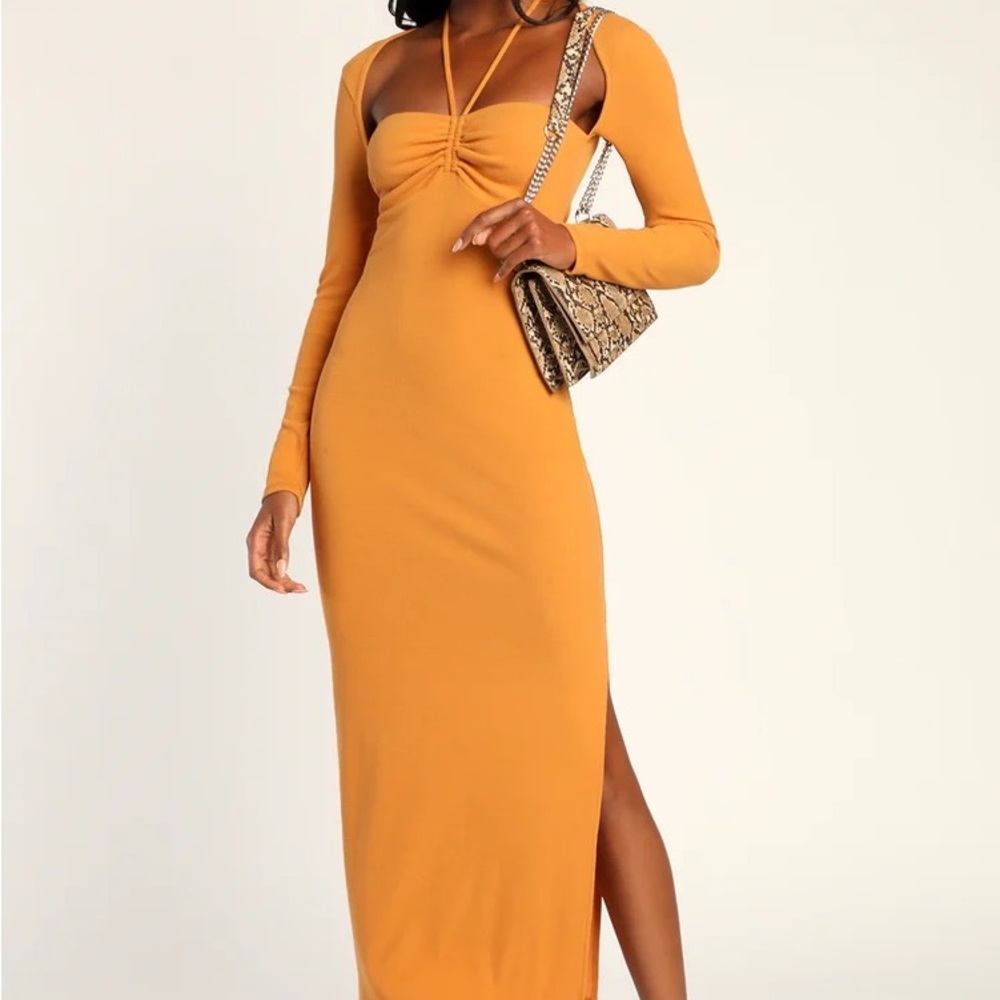 Lulu’s Tying for Love Midi Dress